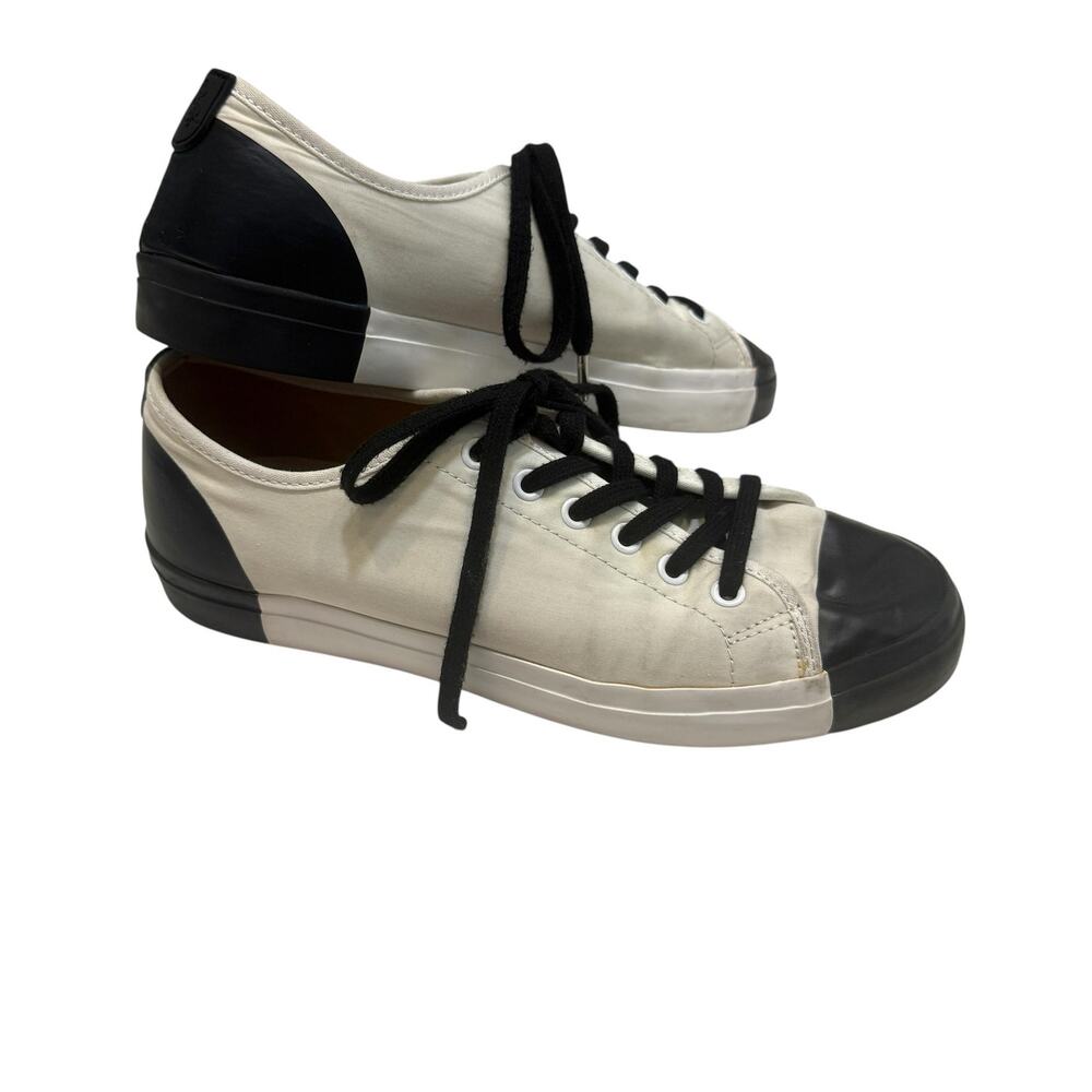 The Office of Angela Scott 9.5 El Capitan two-tone canvas sneakers 3274 - Picture 10 of 10